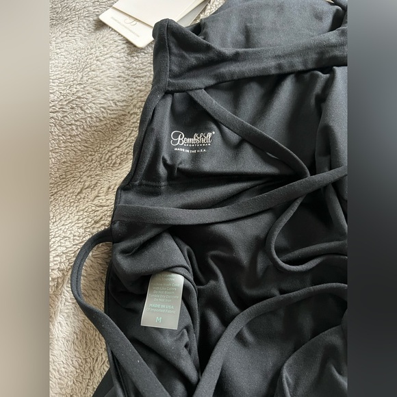 NEW! Bombshell Sportswear Black Viral Mini Dress Medium - Picture 4 of 5